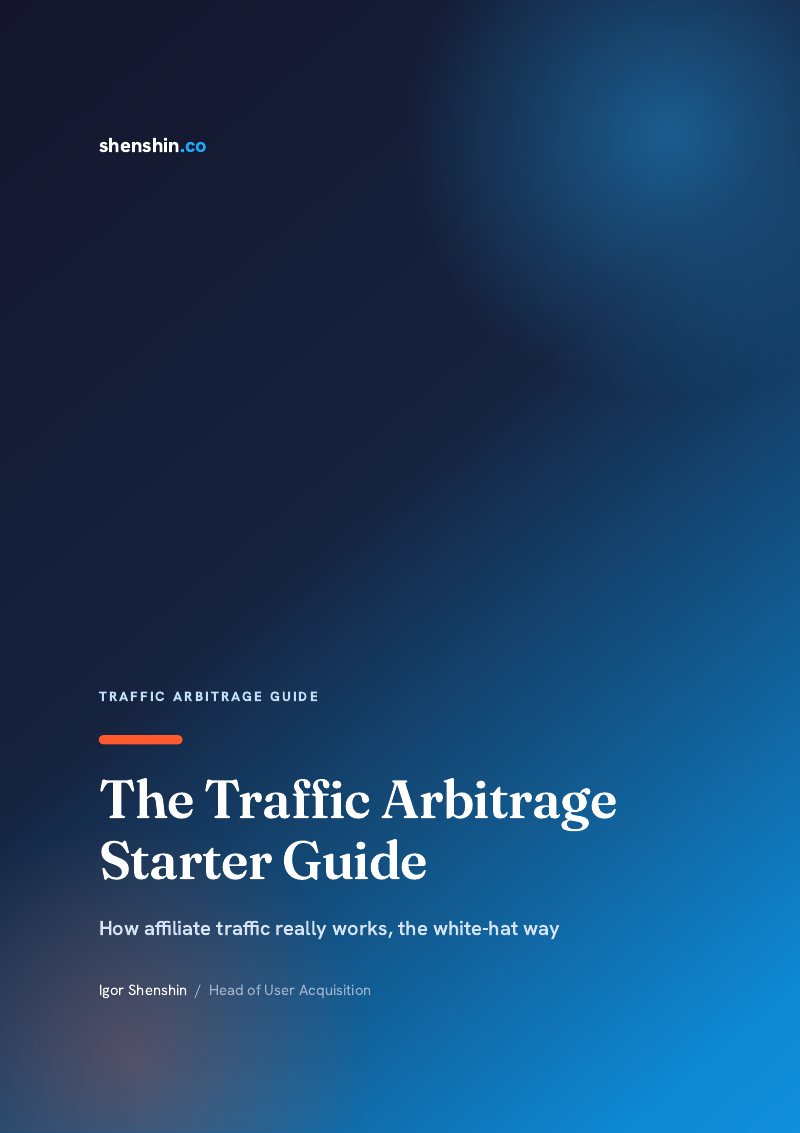 The Traffic Arbitrage Starter Guide cover