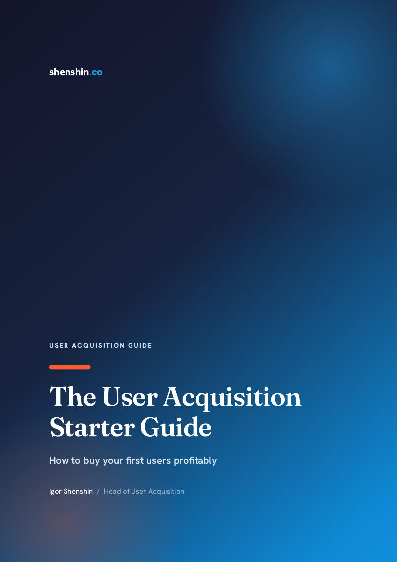 The User Acquisition Starter Guide cover